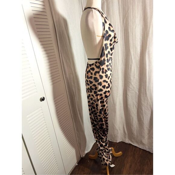 Missguided | Women’s | Dresses | L | Halter Cheetah Print Maxi Dress - Picture 5 of 5